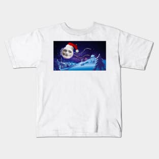 SANTA MOON! Kids T-Shirt